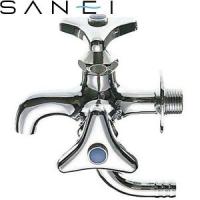 三栄水栓(SANEI) JF10A-13 二口横水栓 ：SB0500 | ファーストヤフー店
