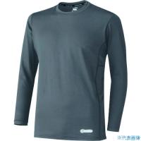 ■ミドリ安全 ベルデクセル 男女共用 長袖クールコアTシャツ VEC211上 グレー M VEC211UEM(1142126) | ファーストヤフー店