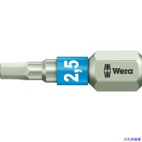 ■Wera(ヴェラ) 3840/1 ステンレストーションビット ヘキサゴン2.5X25 071072(4119592) | ファーストヤフー店