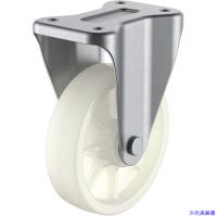 ■ユーエイ プレート式 固定 ステンレスキャスター ナイロン 車輪径130mm  Jタイプ SUS-K型 取付寸法100×56 SUSNK130(4405692) | ファーストヤフー店