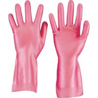 ■TRUSCO 天然ゴム手袋 中厚手タイプ ピンク Mサイズ DPM5494PM(4702662) | ファーストヤフー店