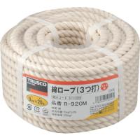 ■TRUSCO 綿ロープ 3つ打 線径9mmX長さ20m R920M(5113253) | ファーストヤフー店