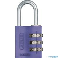 ■ABUS ナンバー可変式南京錠 145-30 パープル 14530PU(8265397) | ファーストヤフー店