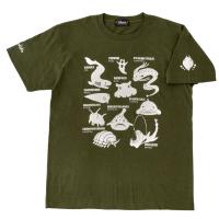 がまかつ Tシャツ (深海生物) GM-3678 フォレスト Lサイズ / ウェア / gamakatsu | フィッシング釣人館 Yahoo!店