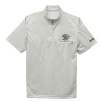サンライン 獅子ジップシャツ (半袖) SUW-04216CW ライトグレー Lサイズ / ウェア / sunline | フィッシング釣人館 Yahoo!店