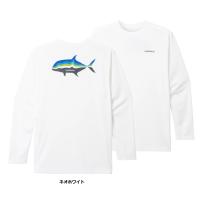 シマノ グラフィック ロングスリーブ SH-010V ネオホワイト Mサイズ / ウェア / shimano  / 釣具 (SP) | フィッシング釣人館 Yahoo!店