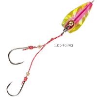 ハヤブサ 無双真鯛 貫撃遊動テンヤ 8号 #1.ピンキンホロ SE105｜テンヤマダイ 一つテンヤ 仕掛け｜釣具｜メール便可 (+5) | 釣人館ますだヤフー店