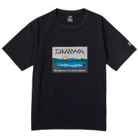 ダイワ フィッシングネットTシャツ レイクサイド ブラック DE-6324 (フィッシングシャツ パーカー 長袖シャツ) | フィッシング遊web店