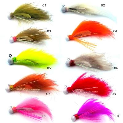 メルティスパロー 12個セット ハートデザイン フェザージグ