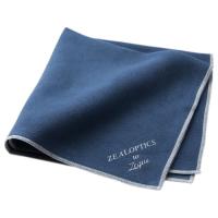 Zeque (ゼクー) Cloth マイクロファイバークロス 30×30cm NAVY AS-040 (サングラスアクセサリー 釣り メンズ) ゆうパケット可 | フィッシング遊web店