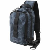 シマノ スリングショルダーバッグ ブラックカモ M BS-025T (フィッシングバッグ) | フィッシング遊web店