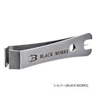 がまかつ GM2591 ラインカッター＆ニードル 直刃 シルバー/BLACK WORKS | フィッシングマックス