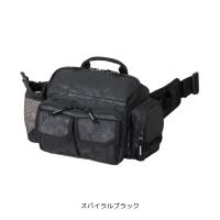 ヒップバッグＬＴ（Ｄ） スパイラルブラック DAIWA（ダイワ） 爆買 | フィッシングマックス