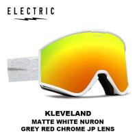 ELECTRIC エレクトリック ゴーグル KLEVELAND MATTE WHITE NURON GREY RED CHROME  JP LENS 23-24 モデル【返品交換不可商品】 | F.JANCK Yahoo!店