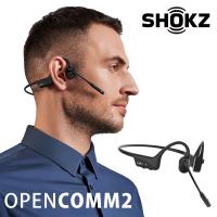 Shokz OpenComm2（ショックス オープンコムツー） ビジネス用骨伝導ヘッドセット オープンイヤー型（FOCP）/海外×（NY） | flaner