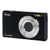 デジタルカメラ 充電式 Kenko ケンコートキナー 2.7K動画撮影 WEBカメラ機能 オートフォーカス 手ブレ軽減 タイムラプス/スロー撮影 ブラック KC-AF05 ◆宅 | 風見鶏