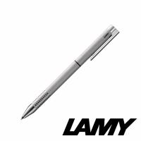 LAMY(ラミー) 多機能ペン ロゴツインペン(ボールペン+シャープペンシル) ヘアライン  マットステンレス ギフト 誕生日  プレゼント ギフト | フレバー