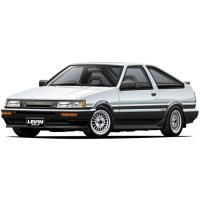 プラモデル 模型 ザ・モデルカー No.17 1/24 トヨタ TOYOTA AE86 カローラレビン GT-APEX '85 COROLLA LEVIN アオシマ 6192 | フライングスクワッド