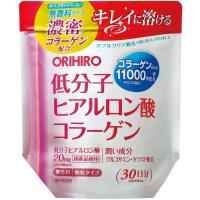 《セット販売》　オリヒロ 低分子ヒアルロン酸コラーゲン 袋タイプ (180g)×3個セット 無香料 顆粒タイプ | 国両屋