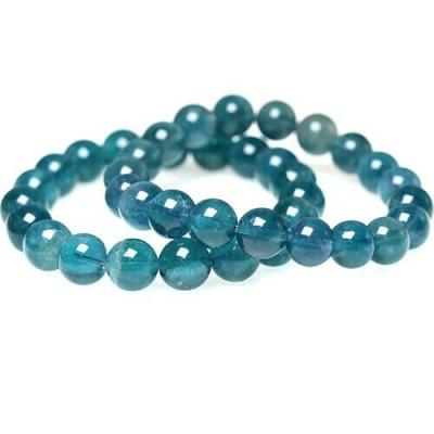 K1874-9m〕9mmブルーフローライト ブレスレット 蛍石 Blue Fluorite