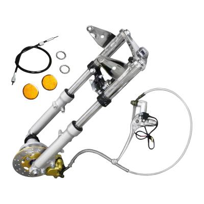 ひ*ん様 モンキー フロントフォーク ディスクブレーキ モンキー フロントディスク（バイク用フロントフォーク