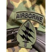 米軍。特殊部隊。アメリカ軍。刺繍パッチセット。 グリーンベレー章。帽章。 米軍。特殊部隊。アメリカ軍。刺繍パッチセット。 グリーンベレー章