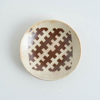 山本教行　角皿 山本教行 岩井窯 大皿 民藝 岩井窯 山本教行 角皿 角