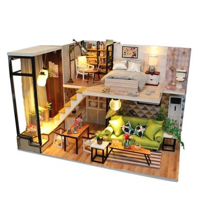 【新品】ミニチュアハウス　ドールハウス　手作りキット三点セット ドールハウス 手作り キット セット ミニチュア happiness