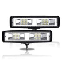 Besline 作業灯 LED ワークライト 2個18W 12V LEDフォグランプ 防水 防塵 耐震 トラック 作業灯 タイヤ灯 車幅灯 拡散 | FREE-Store