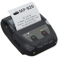 セイコーインスツル モノクロ モバイル型感熱式プリンター MP-B20 USB Bluetooth接続 MFi認定 ブラック | FREE-Store