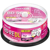 maxell 録画用BD-RE DL 2層 くり返し録画用 地上デジタル360分 BSデジタル260分 2倍速対応 IJP対応ホワイト 30枚 | FREE-Store