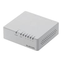 エレコム スイッチングハブ 5ポート 10/100Mbps AC電源 EHC-F05PA-W | FREE-Store