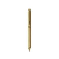 ロディア 多機能ペン 『スクリプト マルチペン ゴールド』 ボールペン 油性 0.5mm 2色(黒・赤)&amp;シャープペン 0.5mm アルミニウム | FREE-Store