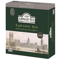 AHMAD TEA ( アーマッドティー ) アールグレイ ティーバッグ 100袋入り   英国ブランド 個包装 | FREE-Store