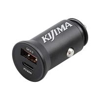 キジマ (kijima) バイク バイクパーツ USB変換アダプター USBチャージャー 12Vシガーソケットタイプ 2ポート タイプA&amp;タイプ | FREE-Store