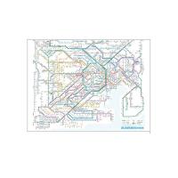 鉄道路線図 レジャーシート 首都圏 日本語 RLSJ | FREE-Store