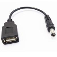 USB2.0(A：メス)→DC(外径5.5φ/内径2.5φ)オス変換ケーブル(2A5525-015)旧型番2A-5525 | FREE-Store