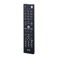 エルパ (ELPA) テレビリモコン 三菱用 (RC-TV019MI) テレビ リモコン 汎用/設定不要 ブラック | FREE-Store