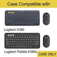 co2CREAケース Logicool ロジクール ワイヤレスキーボード K380BK+ ワイヤレスマウス Pebble M350GR ケースのみ | フリージアストア