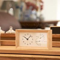 置き時計 レムノス FRAME 温湿度計付 プレゼント 父の日ギフト 人気 引越し祝 新築祝  Lemnos | フリースピリッツ Yahoo!店