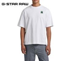 ジースター ロウ ボクシーシルエット Tシャツ 半袖 G-STAR RAW D23162-C336-110 メンズ ロゴ刺繍 シンプル ワンポイント | Friends Yahoo店