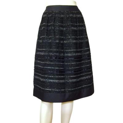 新品 大きいサイズ トゥービーシック ゴム ニット フレアスカート TO BE CHIC（トゥー ビー シック） 美品/トゥービーシック フレア