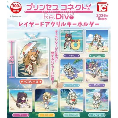 プリンセスコネクト! Re:Dive レイヤードアクリルキーホルダー 全9種