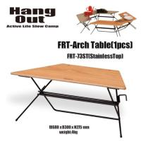 アウトドア ハングアウト Hang Out アーチテーブル ウッドトップ Arch Table Wood Top シングル FRT73WD テーブル キャンプ | f.select store ヤフー店