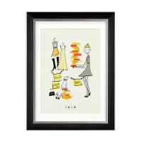 フォトフレームクラシック　A4/B5　DBR　117895 | 通販奉行