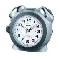 CASIO カシオ 置時計 クオーツ時計 アナログ ベル音アラーム SLEEP　BUSTER　シルバー・TQ-645S-8JF | 通販奉行