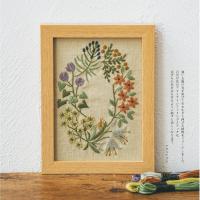 刺しゅう キット 花 ゆり 手芸 ハンドメイド 手作り 裁縫 アート デザイン かわいい オリムパス マカベアリスの四季のフレーム 夏 7538 | 通販奉行