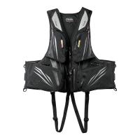 がまかつ 　アルテマシールドプロ フローティングベスト 　GM6005 　ブラック×ブラック 　L 　( 2025年 6月新製品 ) | 釣具・フーガショップ1