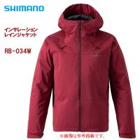 シマノ 　インサレーション レインジャケット 　RB-034W 　レッド 　L 　( 2023年 9月新製品 )　奥１ | 釣具・フーガショップ1
