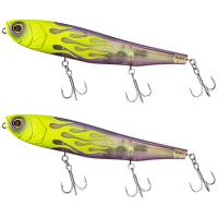 (2個セット) 　ダイワ 　モアザン 　モンスタースライダー 160F 　160mm 　#10 チャートフャイヤークリアパープルサンド | フーガショップA